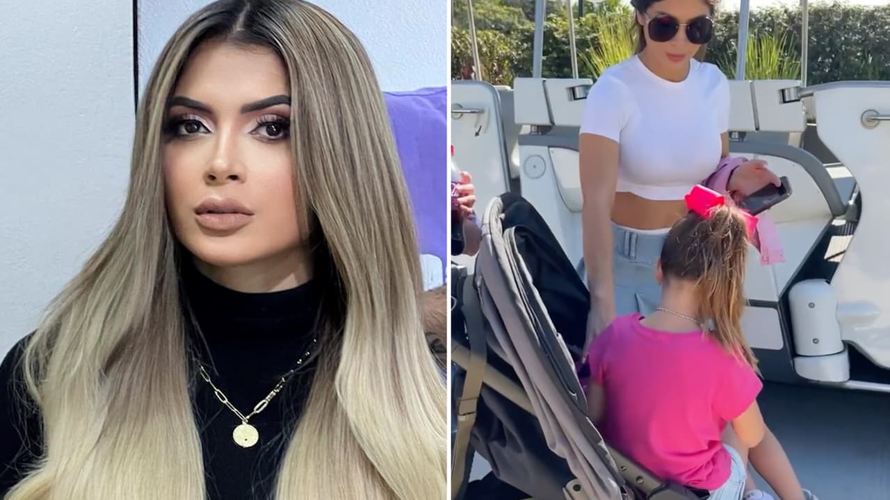 Defienden de Kimberly Flores tras mostrar a su hija de 5 años en carriola para bebé