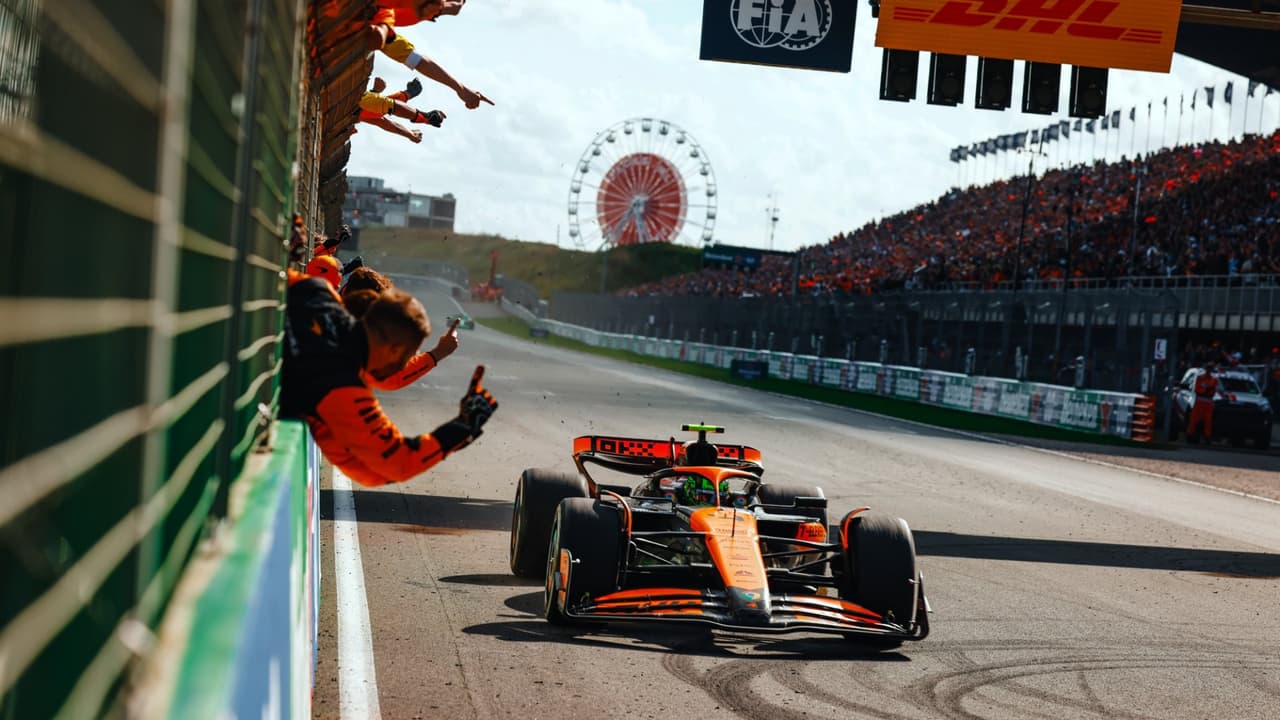 Norris da 'arrastrada' a Max en su casa; Checo no logra buen rendimiento