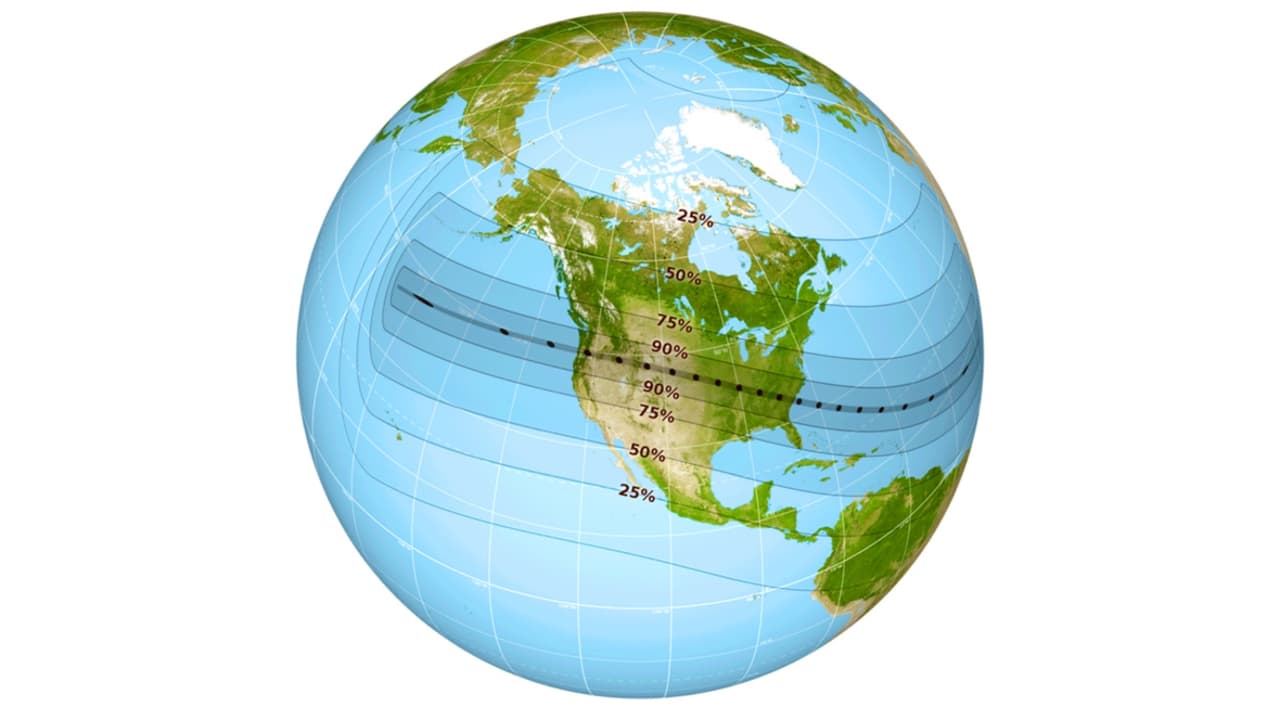 Una sonrisa inclinada aparecerá este lunes en el cielo de California