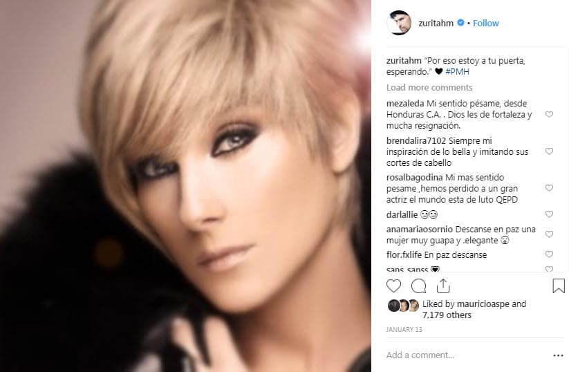 Además, publicaba fotografías de las participaciones que la actriz había hecho en distintos proyectos.