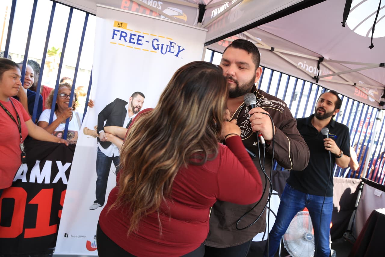 El Free-guey show es muy querido por su público y estas fotos lo demuestran.