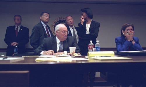 Otra imagen desde el PEOC. (Imagen del Archivo Nacional de EEUU).