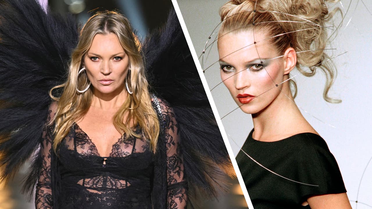 Kate Moss volvió a las pasarelas a los 50 años: pasó por adicciones en su mejor momento