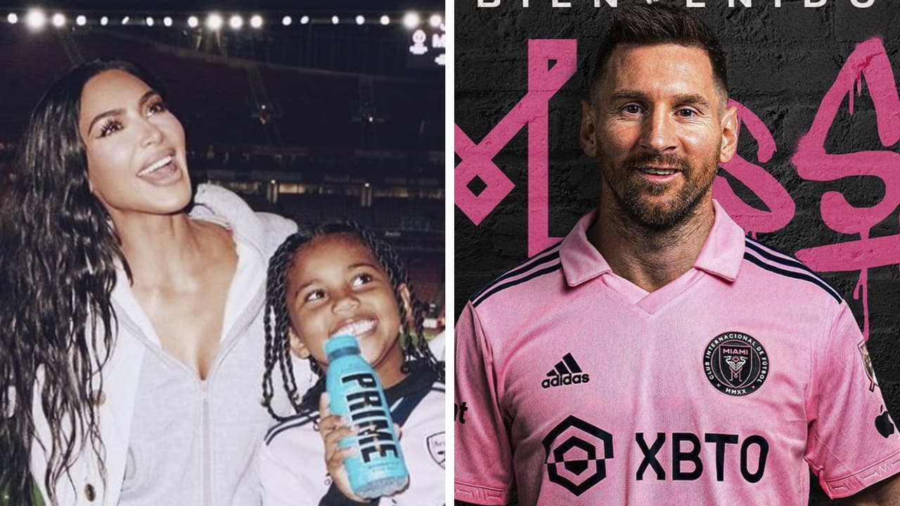 Messi hace que el hijo de Kim Kardashian pase "el mejor día de su vida" en su debut en Miami