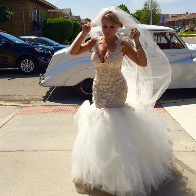 La novia lució bellísima.