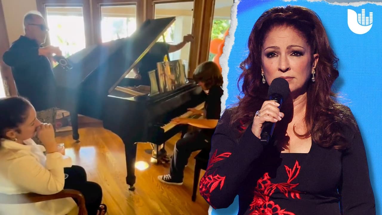 Gloria Estefan lloró con el regalo que le dio su nieto de 10 años