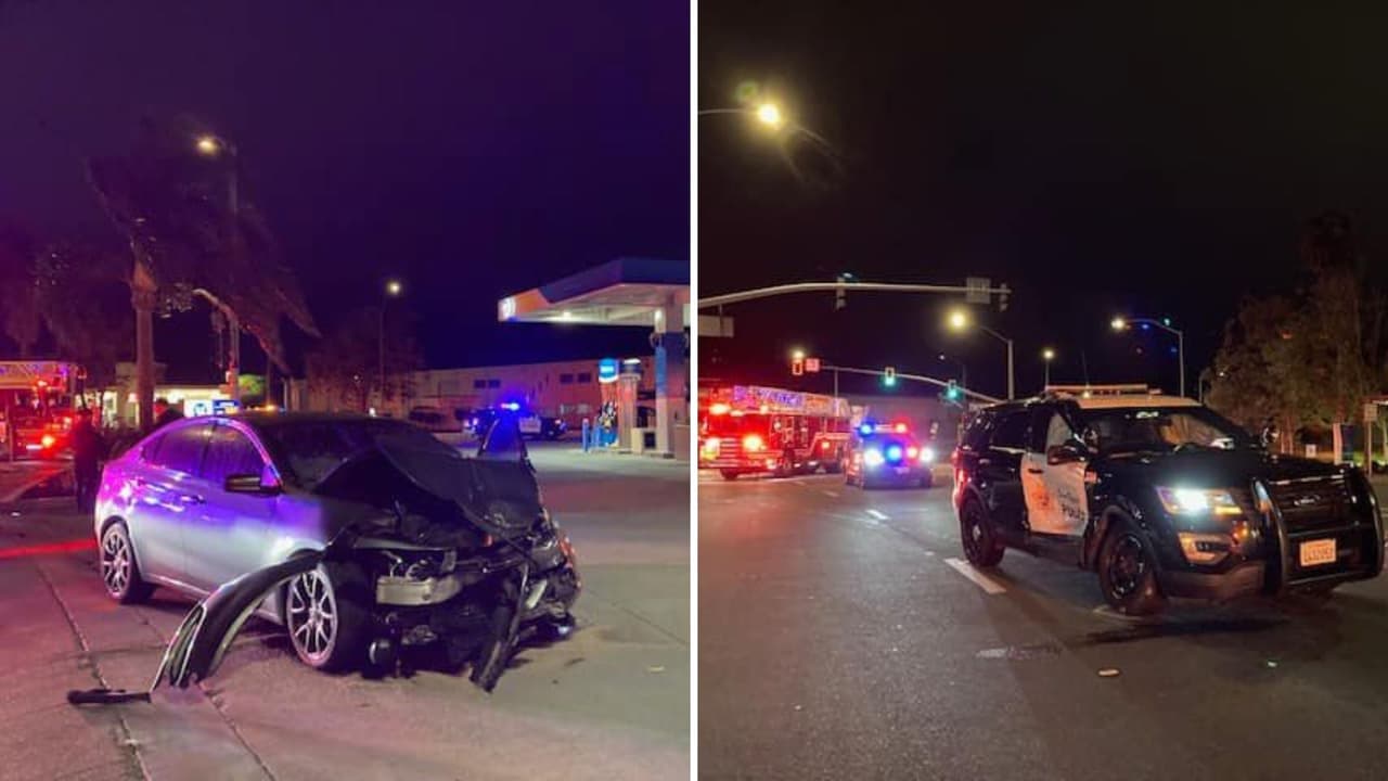 Oficial de policía lesionado por conductor ebrio en violento choque en San Rafael