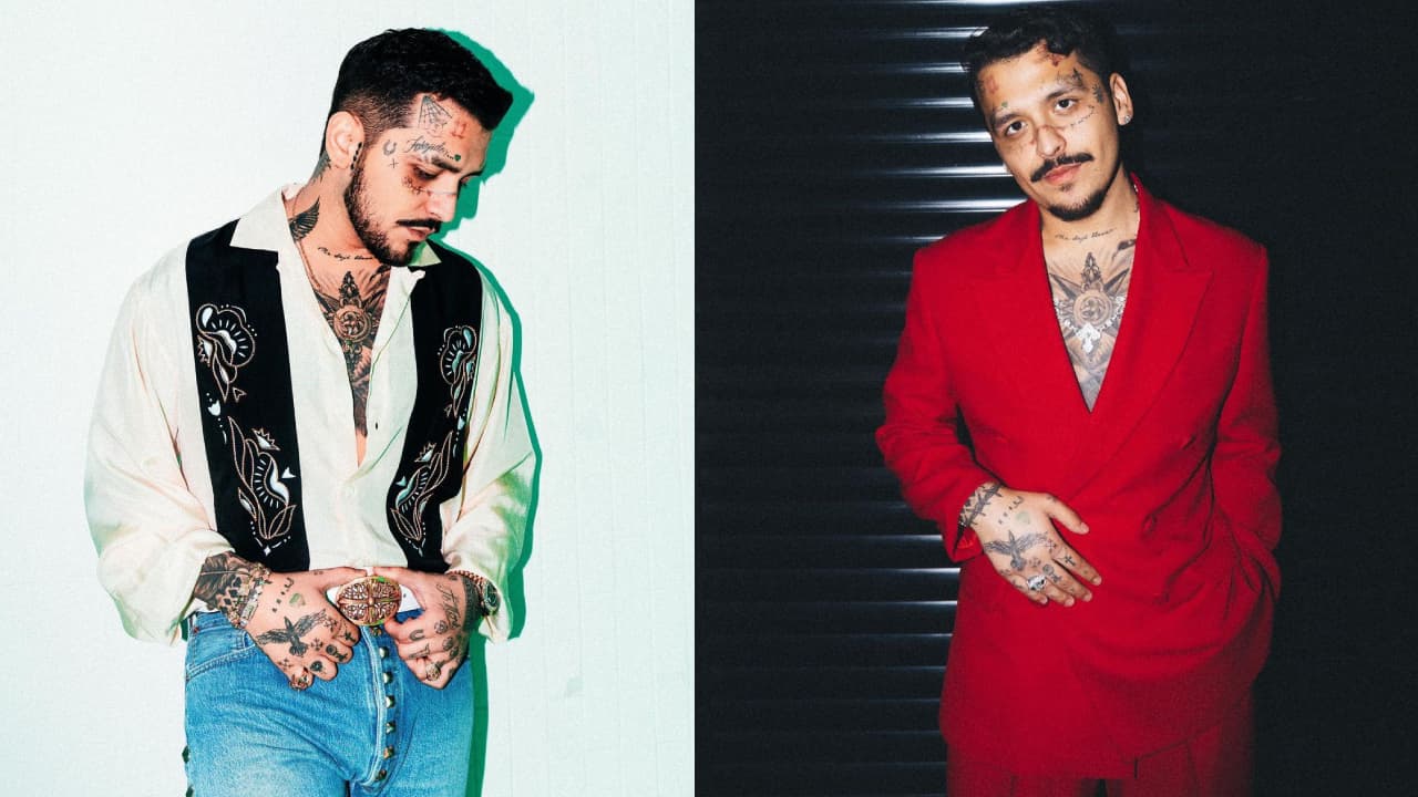 Nodal luce su nuevo rostro sin tatuajes y lo confunden con Johnny Depp