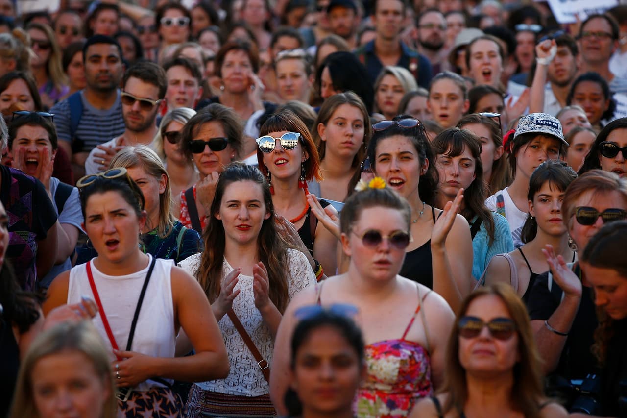 <b>Melbourne, Australia</b>.
<b> </b>Miles de mujeres manifestaron en las calles. Demandaron el fin de la colonización y el racismo, y abogaron la igualdad económica y la libertad reproductiva.