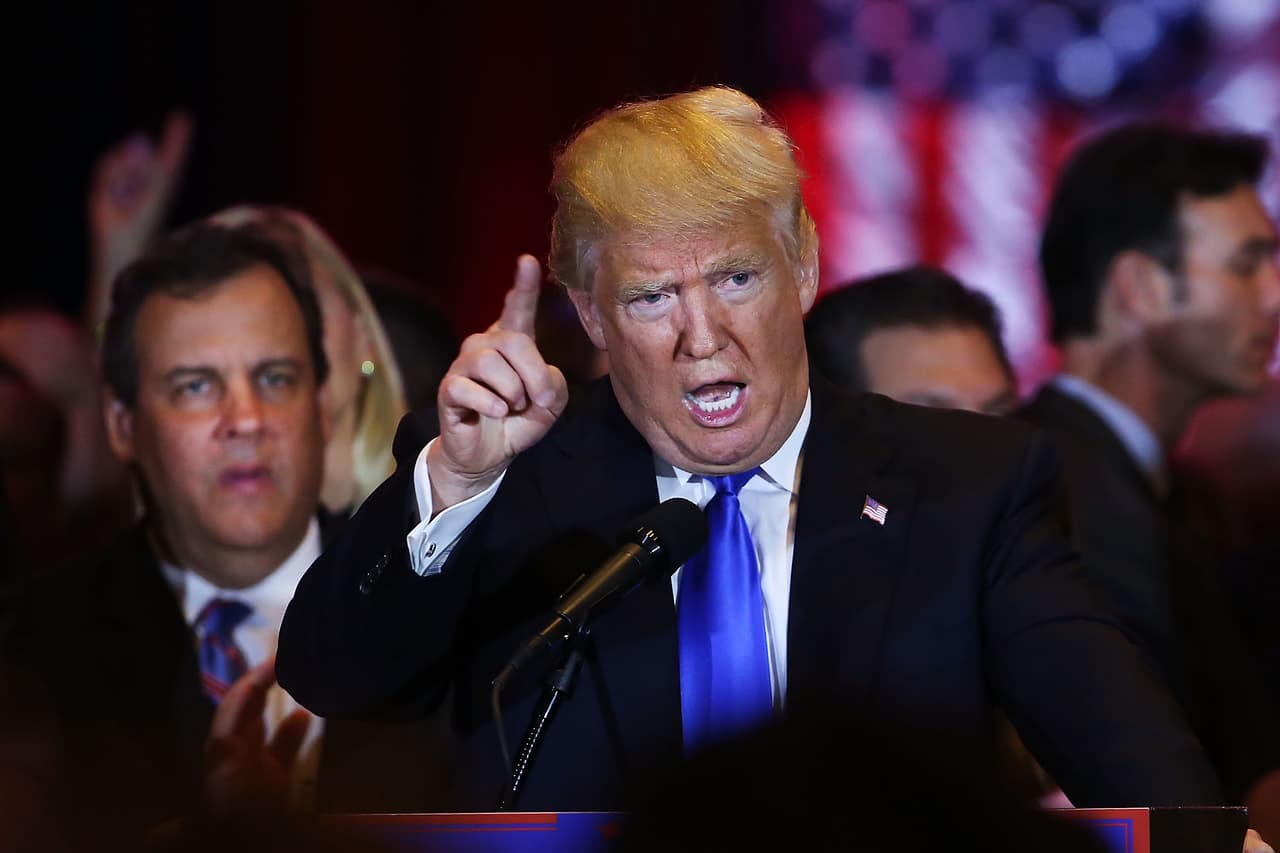 Chris Christie entre los "cinco o seis" posibles vicepresidentes que sopesa Trump