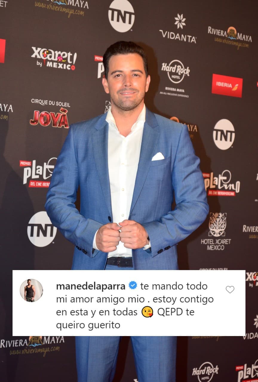 Mané de la Parra fue uno de los protagonistas de 'Corona de lágrimas', telenovela que produjo Castro en 2012.