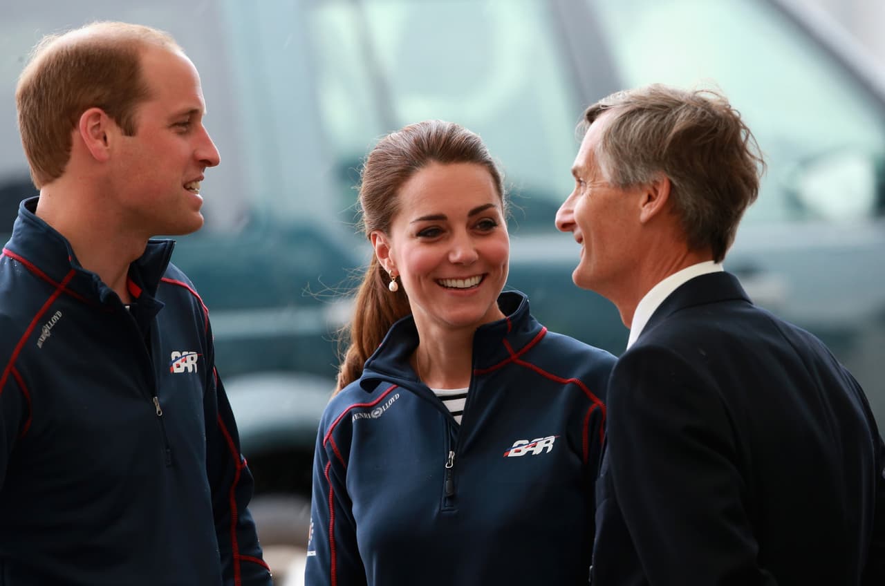 Los duques de Cambridge en la America's Cup World Series.