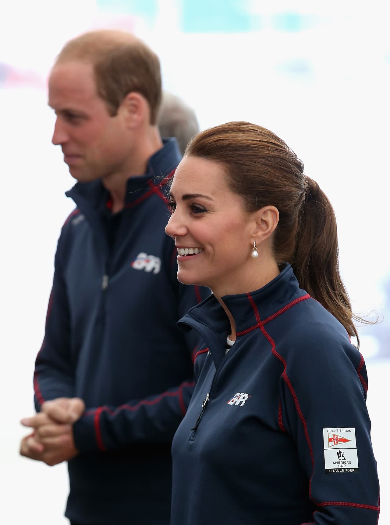 Los duques de Cambridge en la America's Cup World Series.