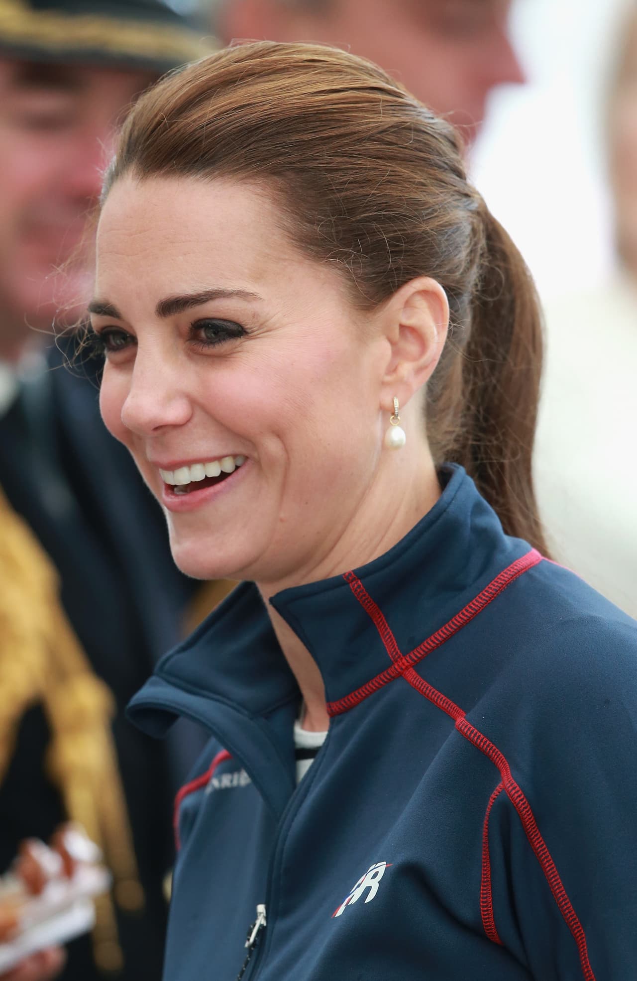 Tras haber dado a luz a su segundo retoño por fin volvió a sus actividades oficiales.