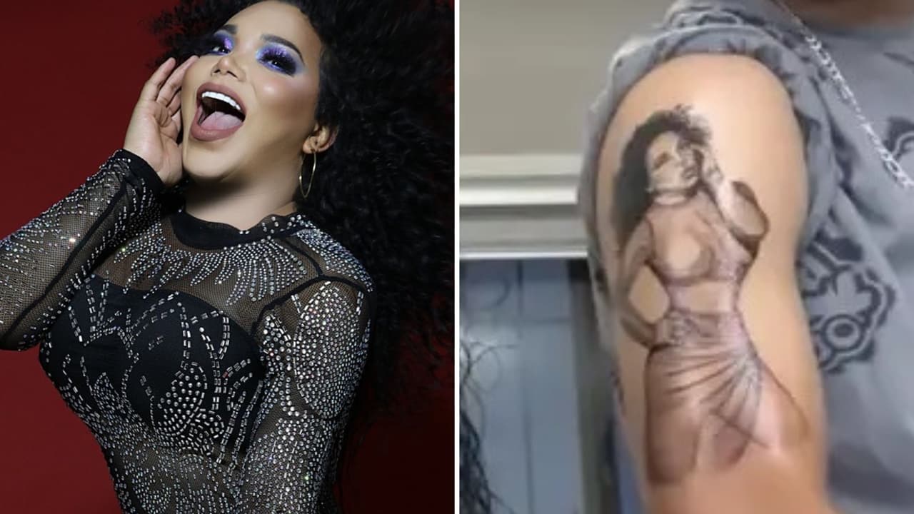 Novio de Paolita Suárez se tatúa a 'La Perdida' y así reaccionan los fans.