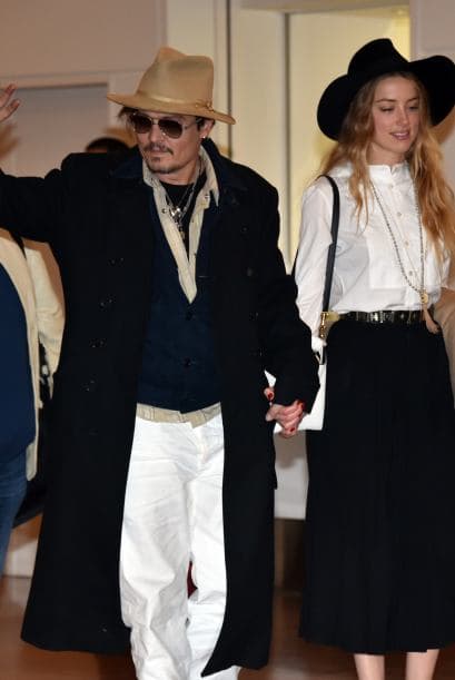 Depp estaba promoviendo su cinta 'Mortdecai'.