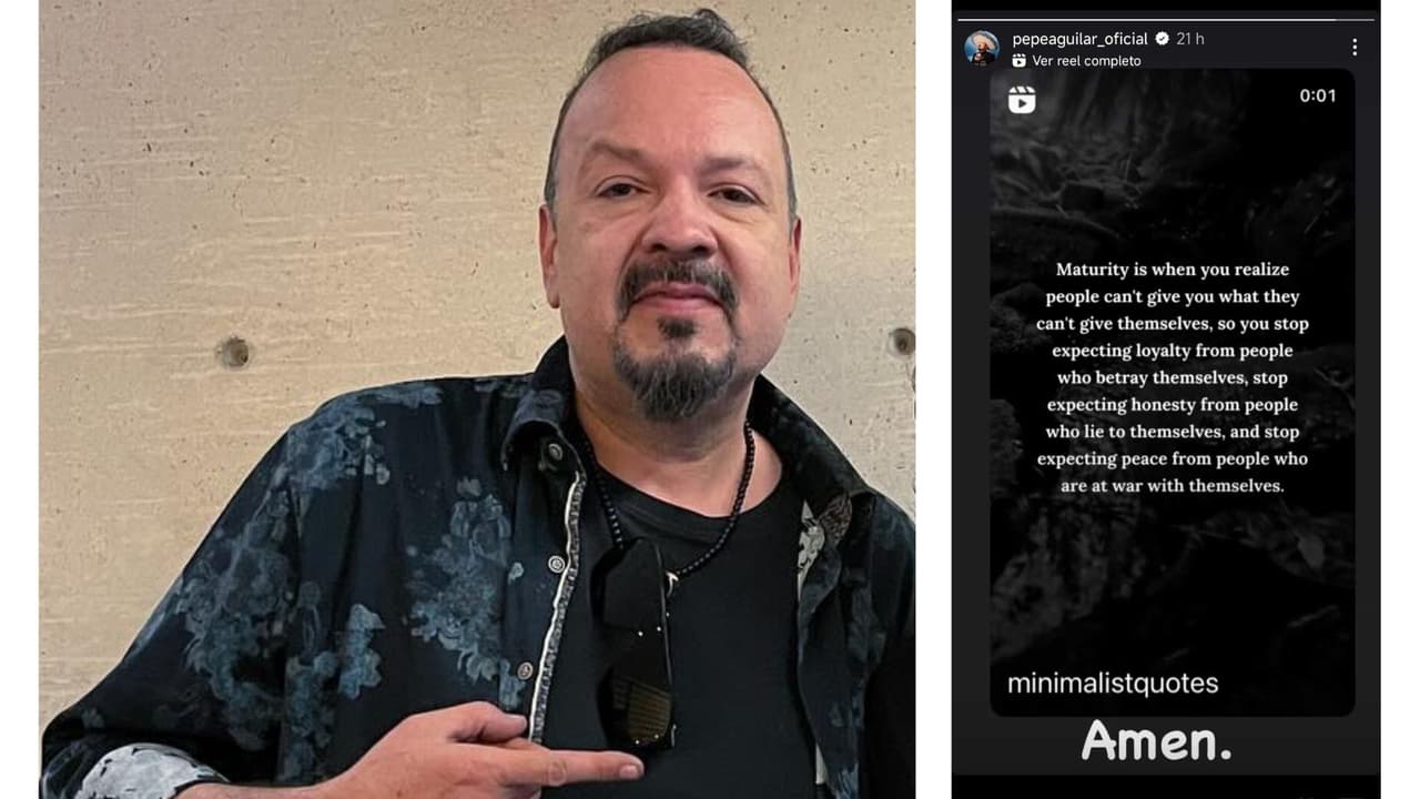 Pepe Aguilar lanzó este mensaje en Instagram en medio de la polémica de su hija, Ángela, con Nodal.