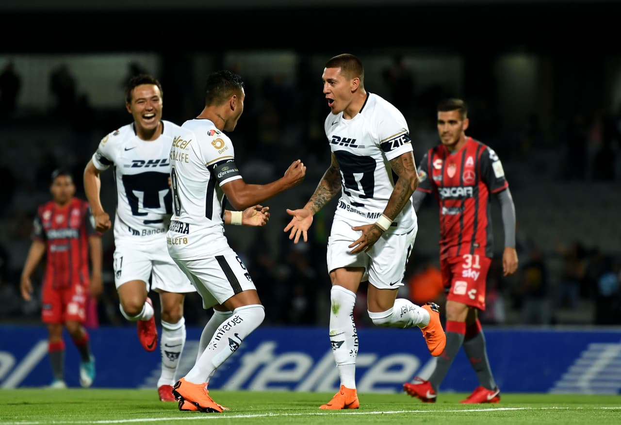 Apenas cuando el partido estaba en el minuto 2, el uruguayo Nicolás Castillo abrió el marcador para los Pumas.
