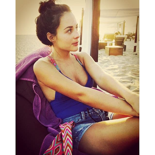 "No me quiero ir, qué bonitos días. Que viva el amor", publicó en su cuenta de Instagram.