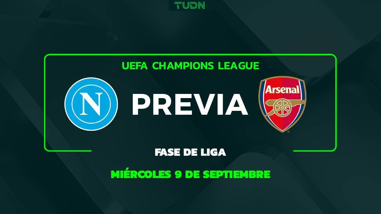 A qué hora y dónde ver el Napoli v. Arsenal de Champions