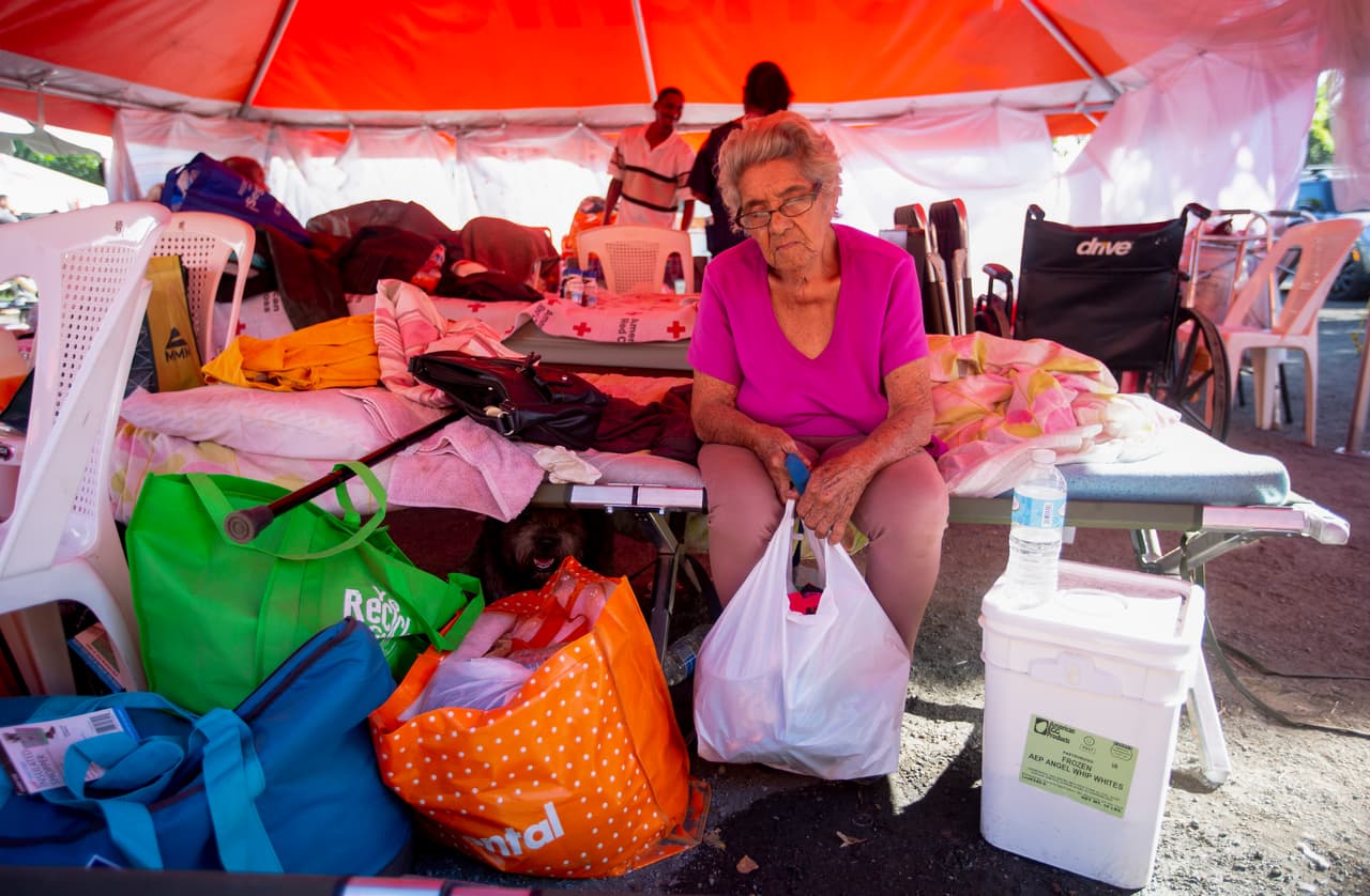 Asciende a 4,471 la cifra de refugiados en Puerto Rico tras los terremotos