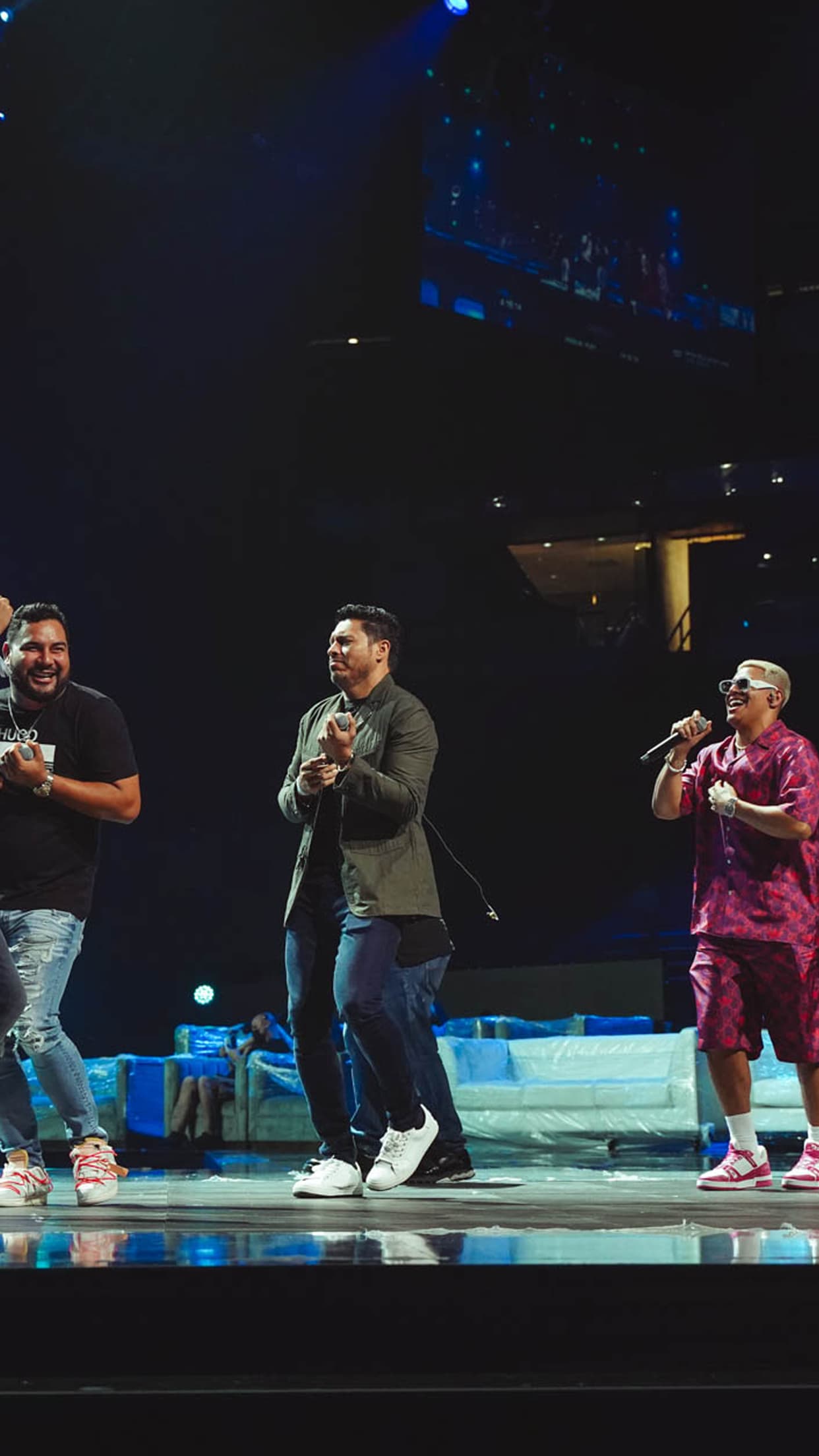 También fuimos testigos en los ensayos del tributo que Grupo Firme y Banda MS preparan para recordar a Jenni Rivera.