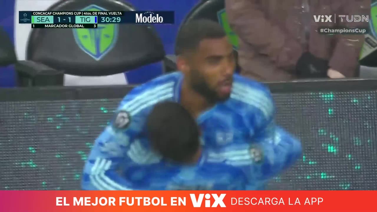 ¡Ruge Tigres en Seattle! Cabezazo letal de Joaquim para el 1-1