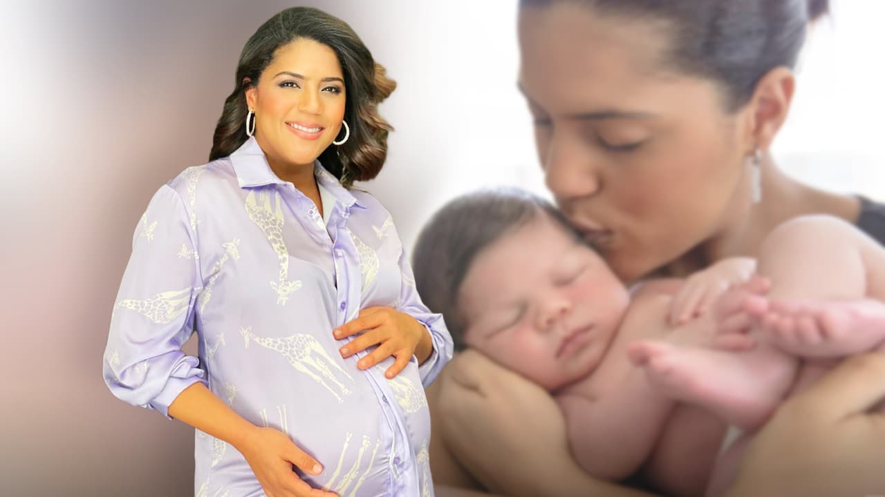 Francisca mostró el detrás de cámaras de la primera sesión de fotos de baby Gennaro y el pequeño se portó tan bien que parecía un modelo profesional.