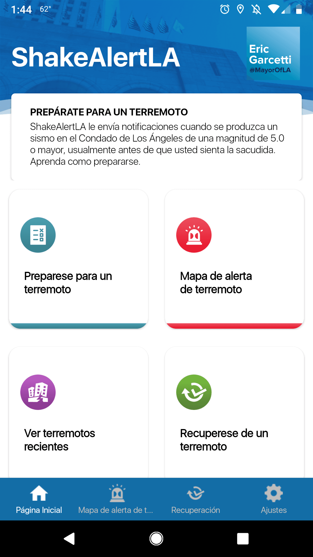 La app "Shake Alert LA”, ya está disponible para descarga.