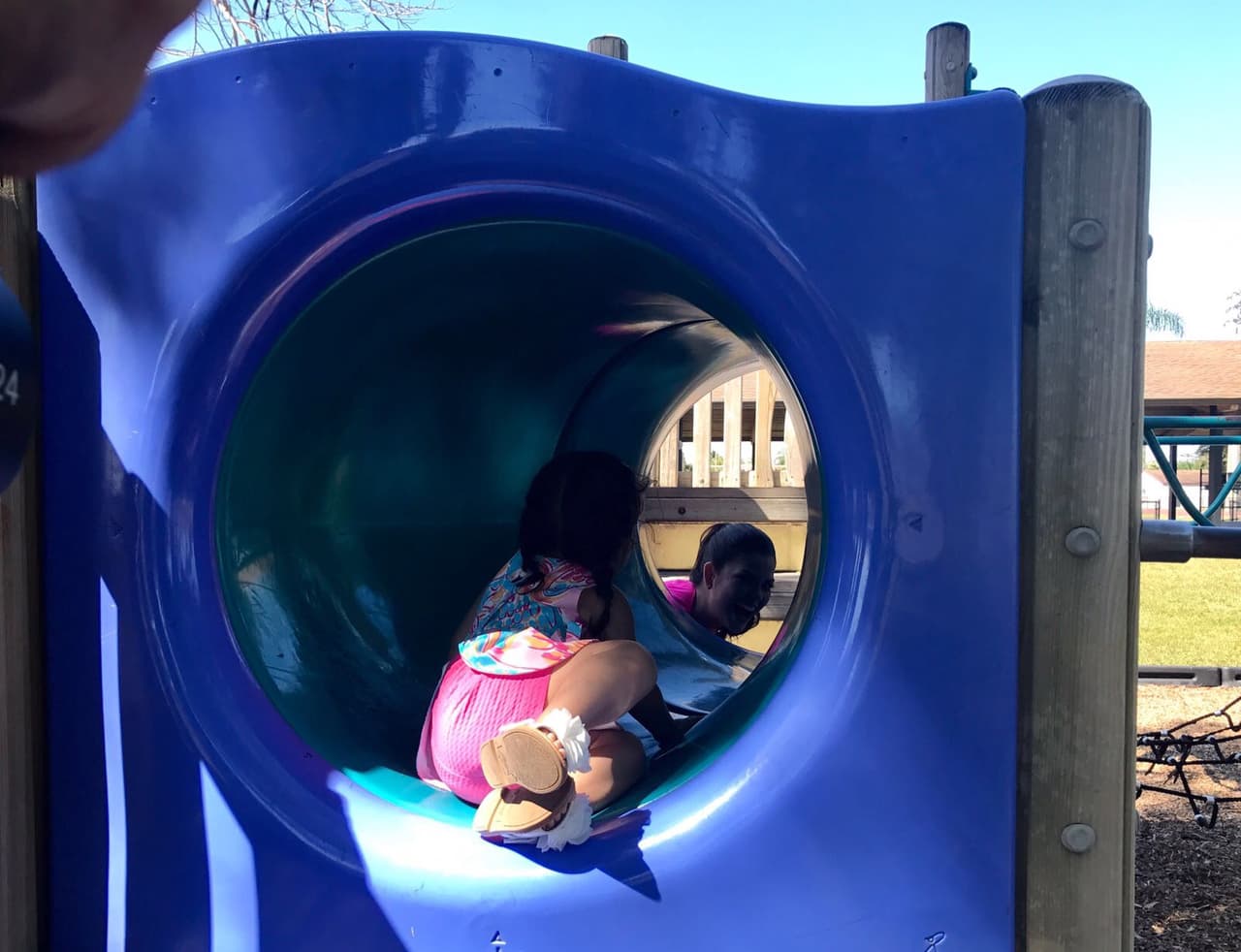 A Giulietta le encanta explorarlo todo.