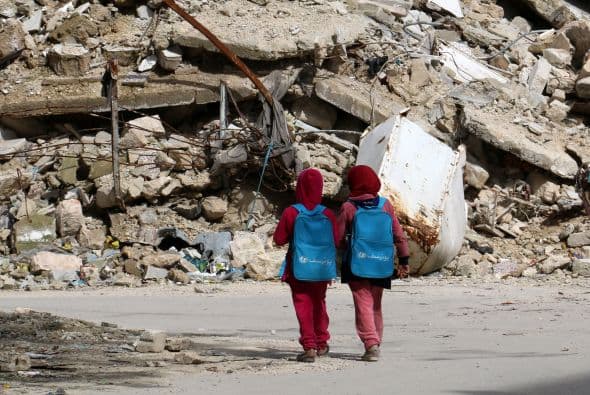 Unos 14 millones de niños de Oriente Medio se han visto afectados por los conflictos que devastan Siria y parte de Irak.