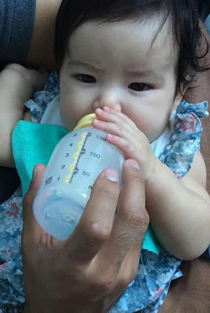 “Mi esposo creía que ella iba a usar dos pañales al día, ¡sí, cómo no!, ¡usa 10!".