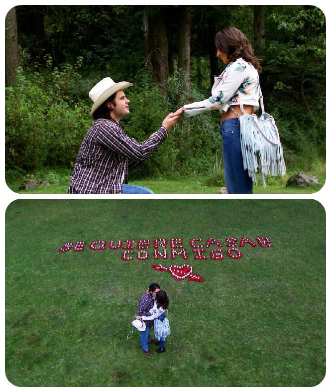 ¿Qué dices? ¡Sí, bravo! Ya esperamos verlos muy enamorados frente al altar.