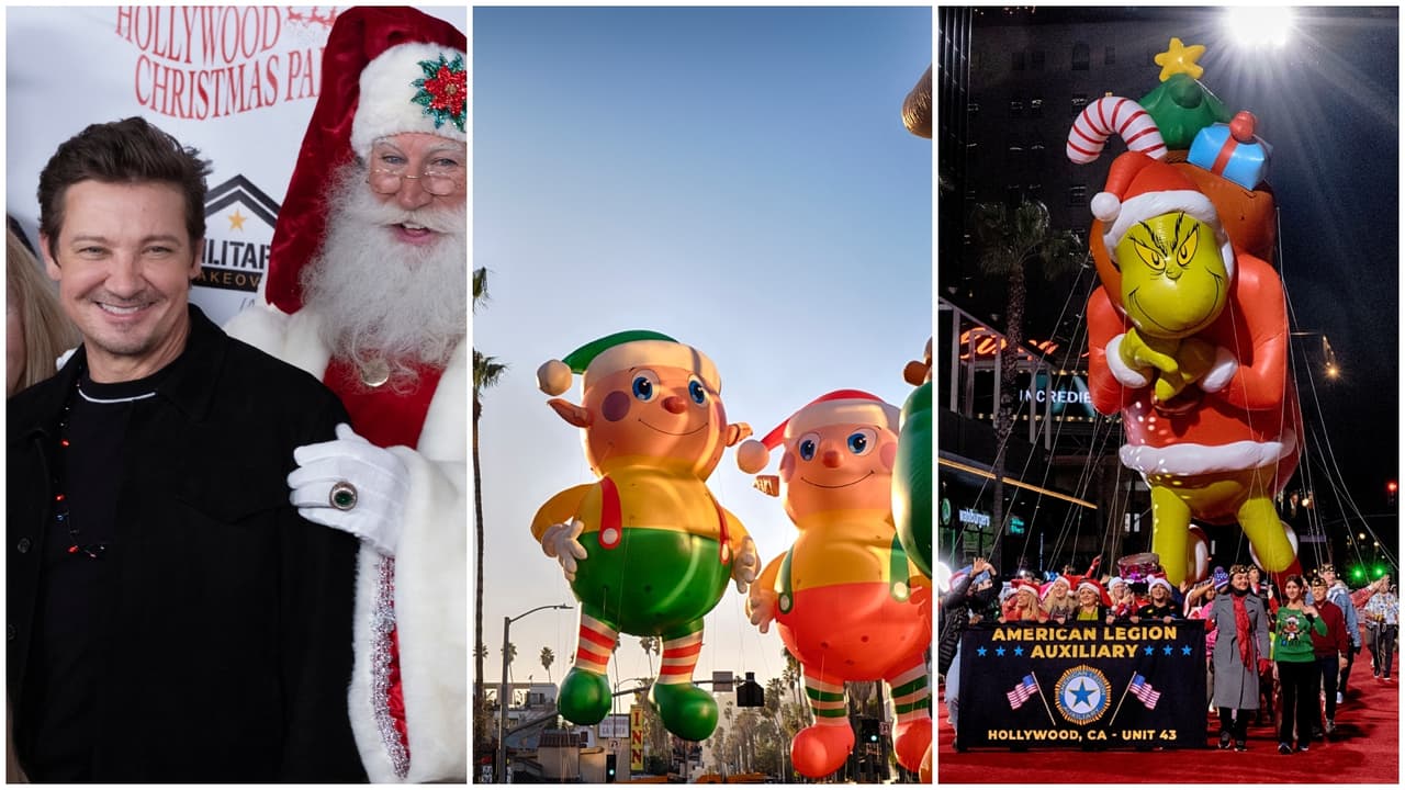 En imágenes: Así inició la temporada navideña con Hollywood Christmas Parade
