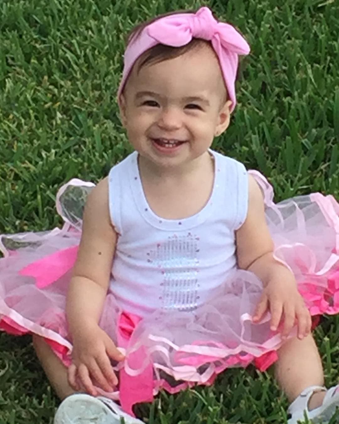 Para el conductor es increíble ver cómo crecen tan rápido sus hijos. Ella es Michelle Tacher Bernal, en esta foto apenas tenía un año.