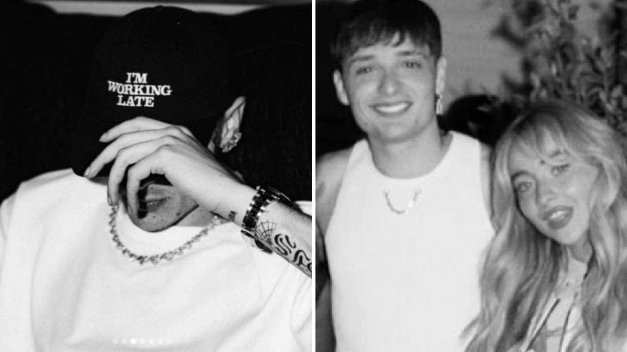 Supuestas pruebas que comprobarían que Peso Pluma y Sabrina Carpenter tendrían un romance.