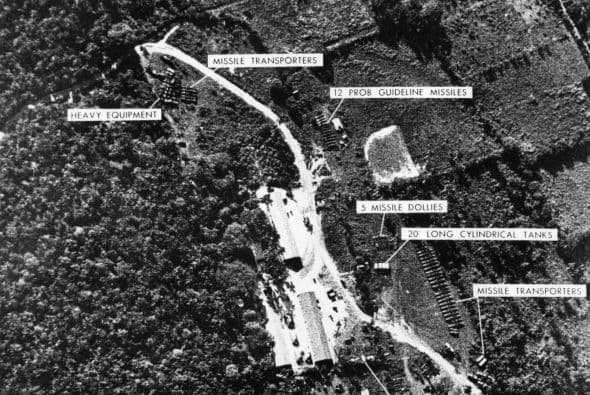 Otra de las fotos, las pruebas abrumadoras que Estados Unidos presentó ante Naciones Unidas.