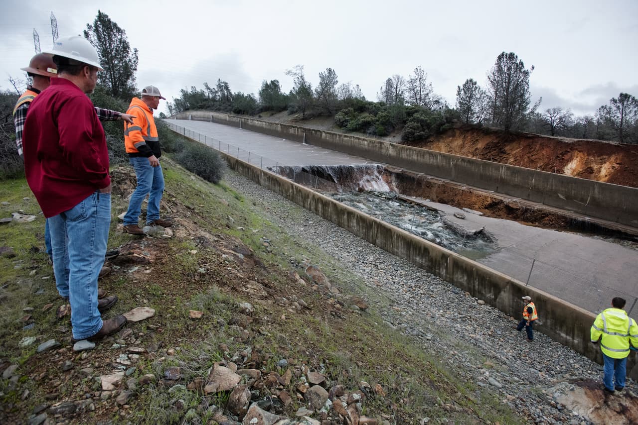 Nueva tormenta en el norte de California genera preocupación en las comunidades aledañas a la represa Oroville