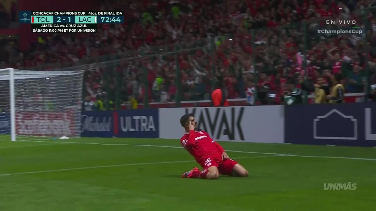 ¡Paulinho resuelve de gran forma! Toluca recupera su ventaja