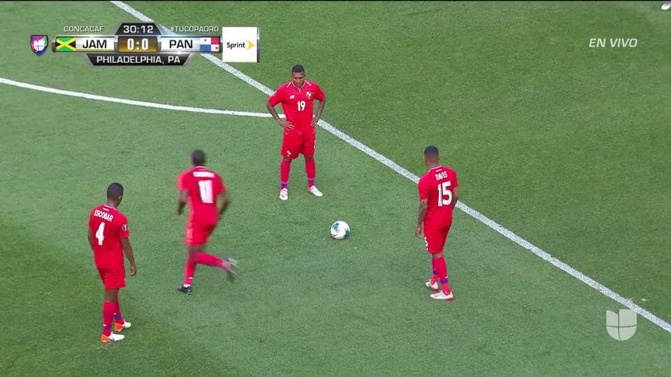 Tiro de esquina para Panama