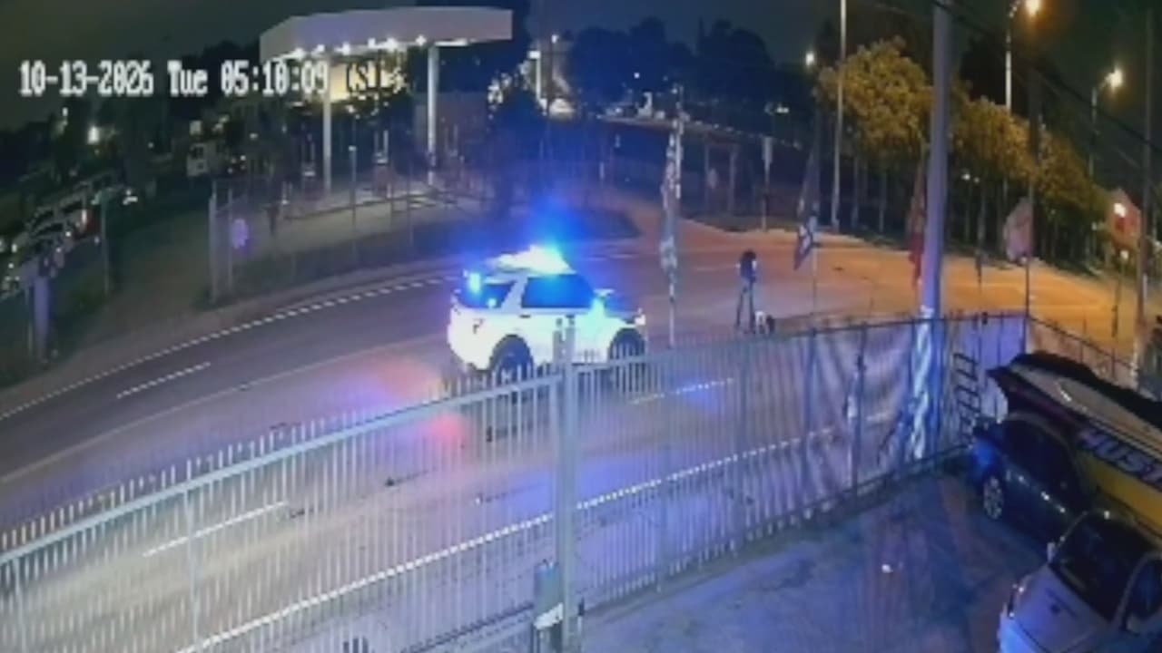 El momento en que un auto atropella a un peatón en Miami: el hombre está crítico y el chofer se fugó