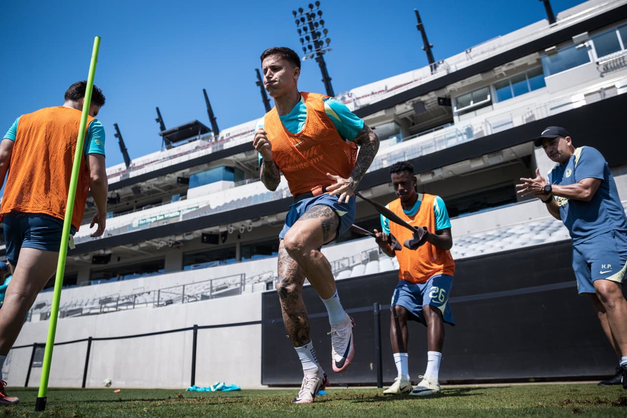 Un cuadro que espanta... XI probable de América para debut en Leagues Cup