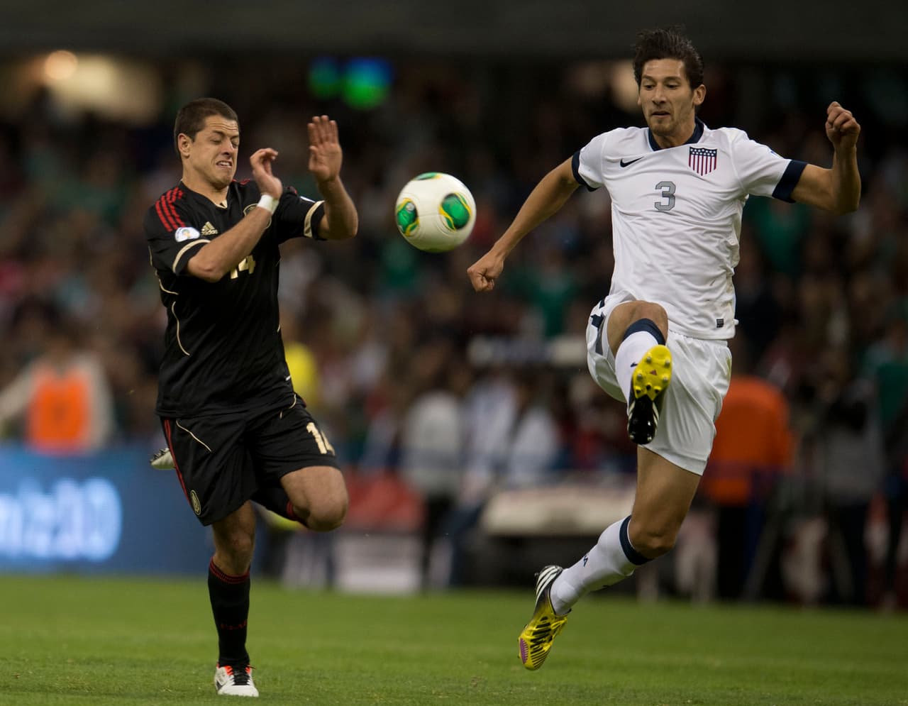 El 26 de marzo de 2013, nuevamente en el Estadio Azteca, en partido de clasificación mundialista, repartieron puntos al empatar a cero goles.