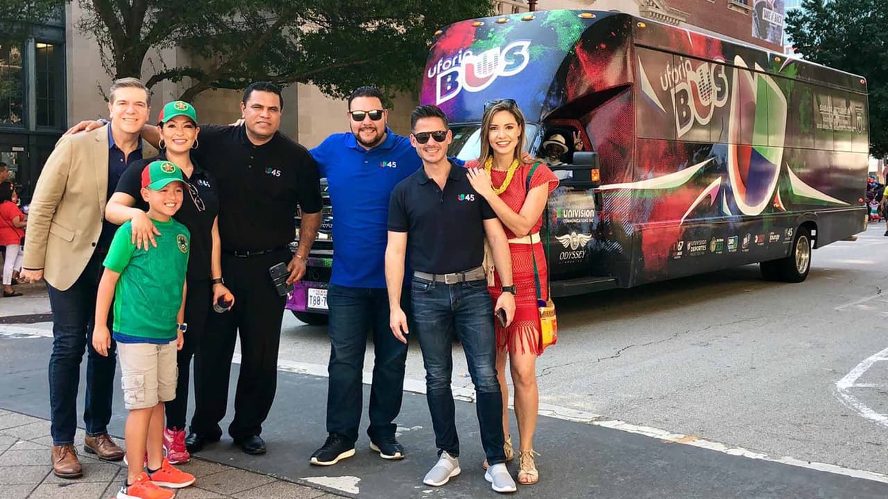 Parte del equipo de Noticias Univision 45 estuvo presente.
