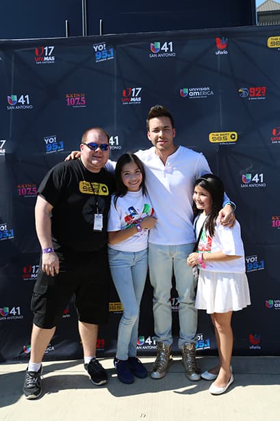 Ganaron la oportunidad de conocer a sus artistas favoritos el domingo 13 de septiembre.