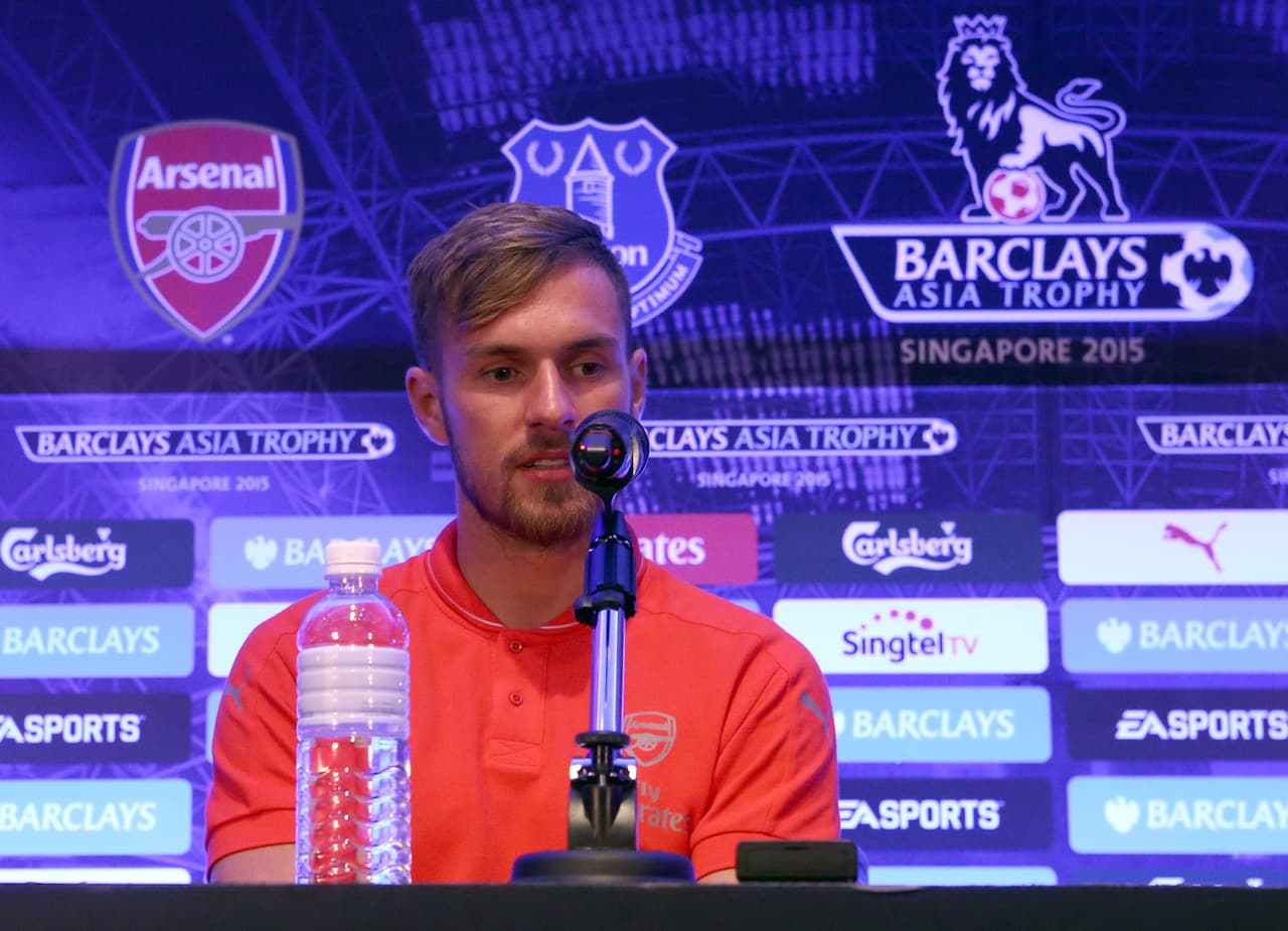 Aaron Ramsey admite que le enorgullece que lo relacionen con el Barcelona 