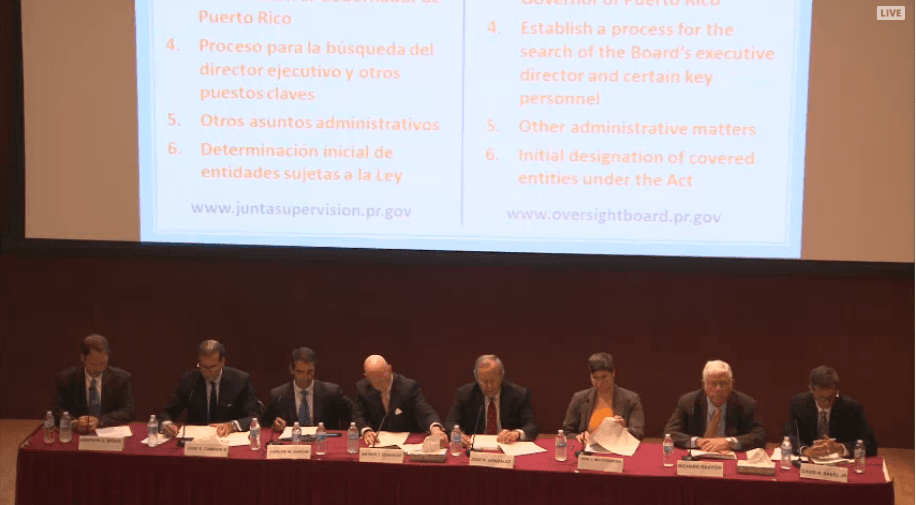 Denuncian conflicto de interés dentro de la Junta de Supervisión Fiscal para Puerto Rico