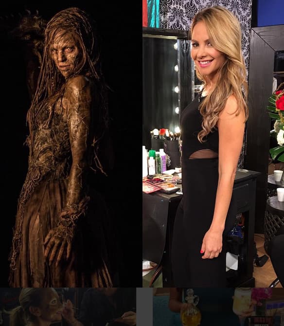 El experto en maquillaje de terror Derek Garcia, aceptó el reto de transformar a Ximena en la bruja de 'Last Witch Hunter' y totalmente en vivo.