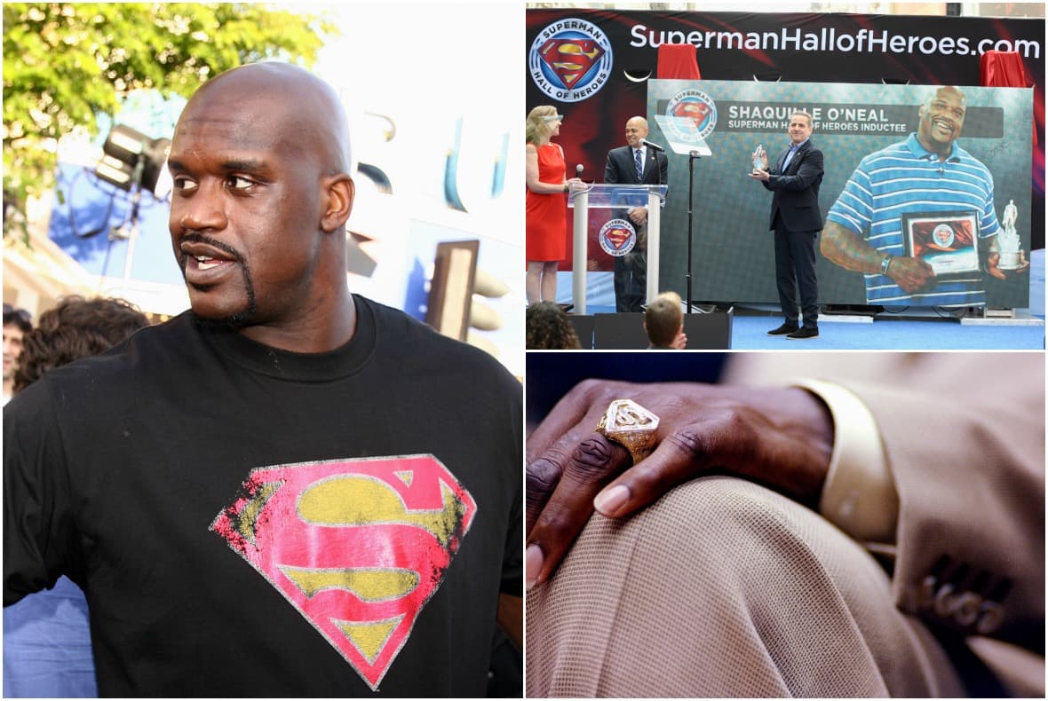 El fanatismo de Shaq por Superman: El basquetbolista es conocido como uno de los fanáticos más grandes del superhéroe y como tal ha gastado una cantidad inmensurable de dinero en artículos coleccionables y personalizados, que van desde una cama valuada en 15,000 dólares hasta que personalizaran su camioneta con el logo de Superman por 45,000 dólares.
