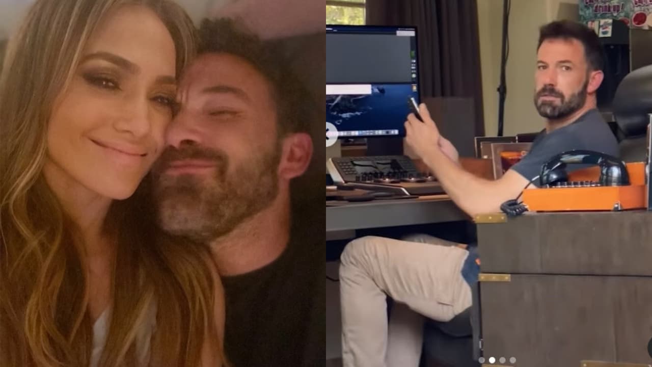 Estas fueron otras de las imágenes de Ben Affleck que publicó su esposa Jennifer López.